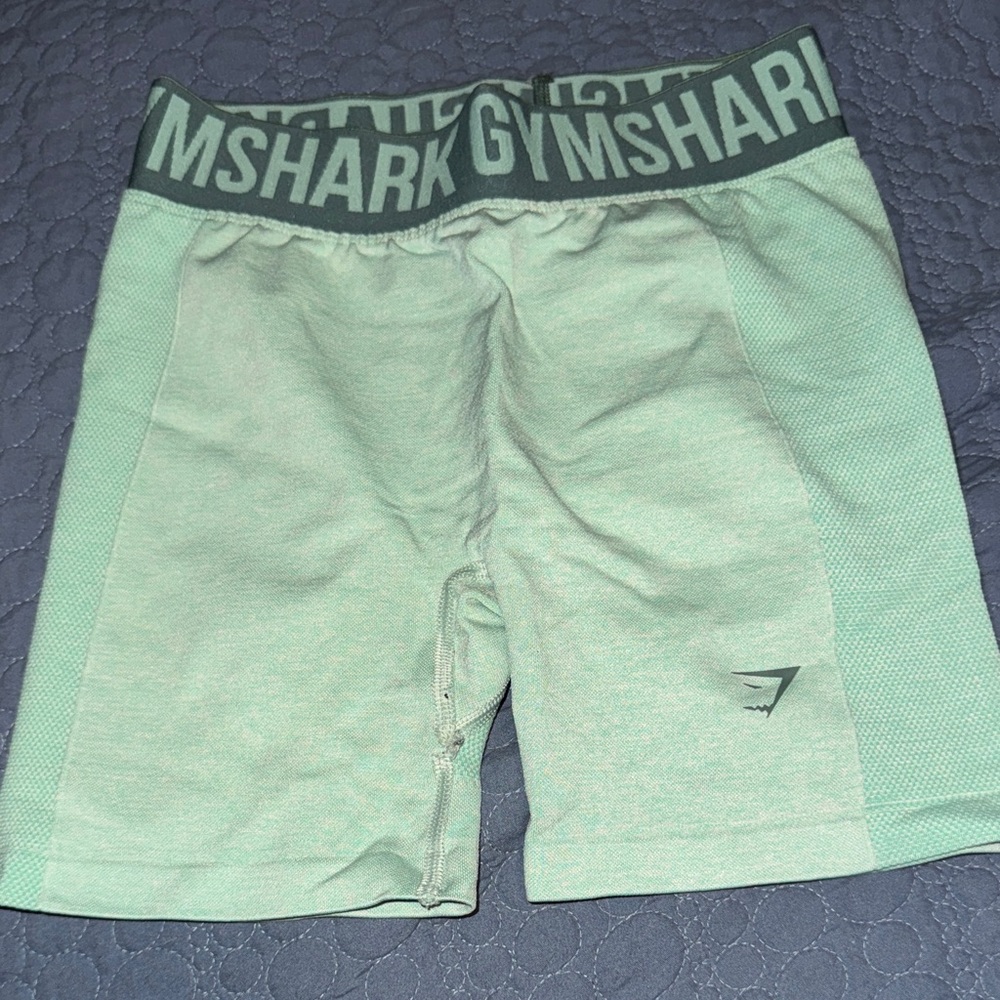 Gymshark Mint Green Athletic Shorts